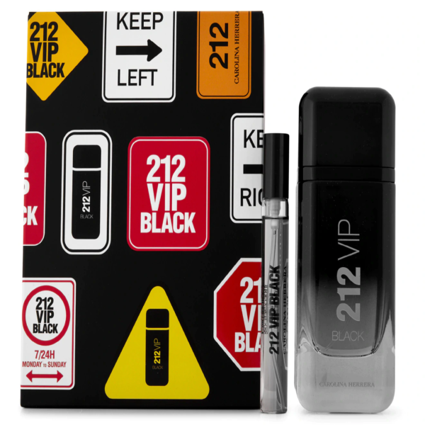 Carolina Herrera 212 Vip Black – Eau de Parfum, 100ml + 10ml (travel Exclusive)