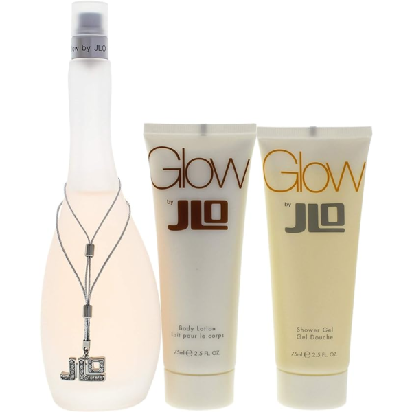 Jennifer Lopez Glow – Eau de Toilette, 100ml + 75ml Body Lotion + 75ml Shower Gel