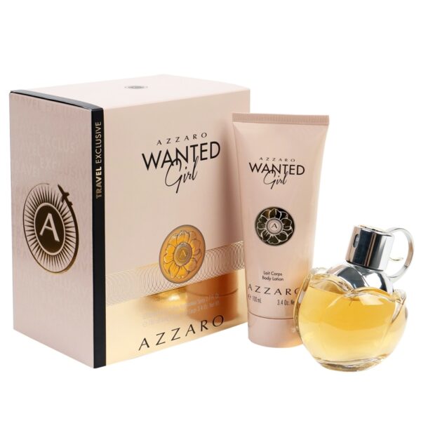 Azzaro Wanted Girl – Eau de Parfum, 80 ml + Body lotion 100 ml travel Gift Set