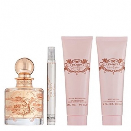 Jessica Simpson Fancy – Eau de Parfum, 100 ml + 10 ml + Body lotion 90 ml + Bath & Shower Gel 90 ml Gift Set