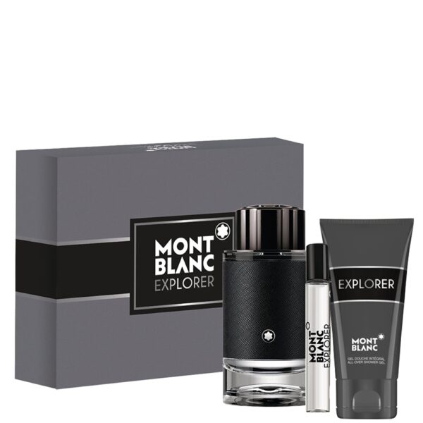 Mont Blanc Explorer – Eau de Parfum, 100ml + 7.5ml Travel Size + 100ml Shower Gel