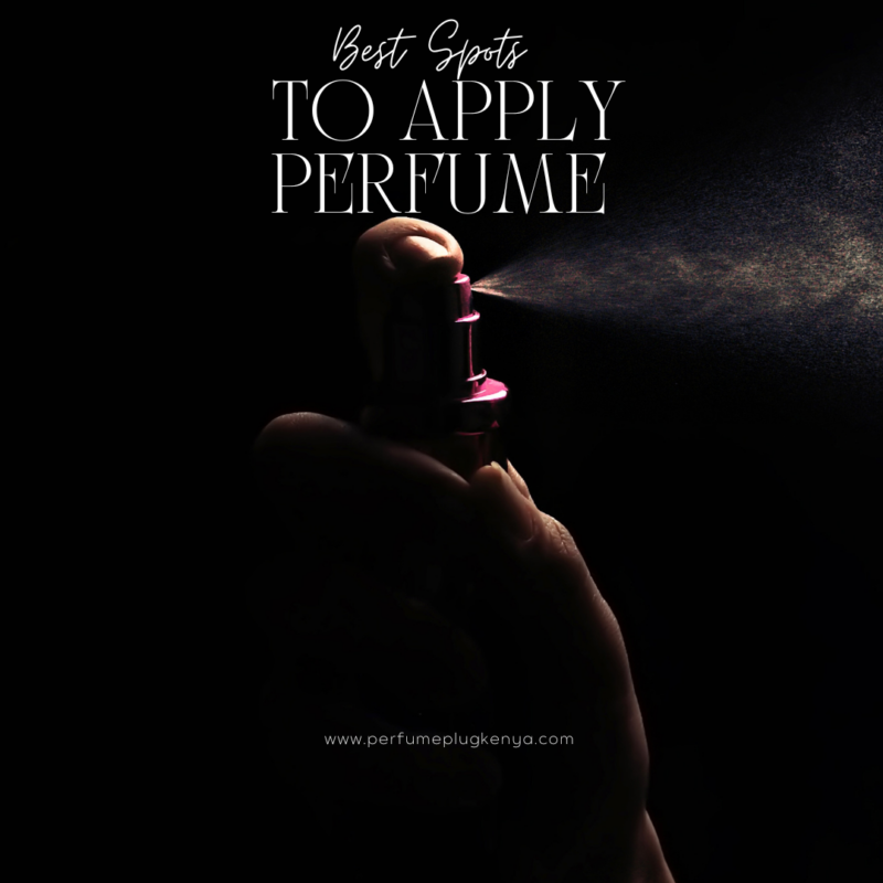 The best spots to apply perfume